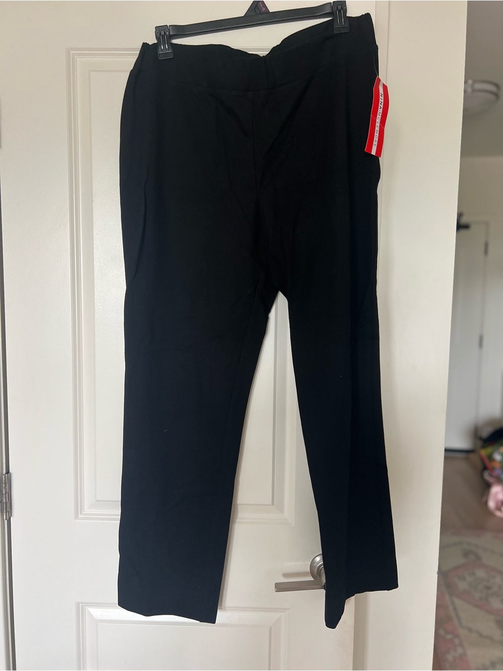 Classic Black High-Waist Womens Trousers